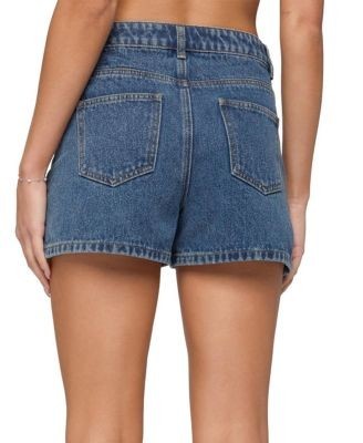 Edikted Milena High Rise Denim Shorts