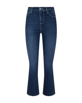 L'Agence Kendra High Rise Crop Flared Jeans in Nevada