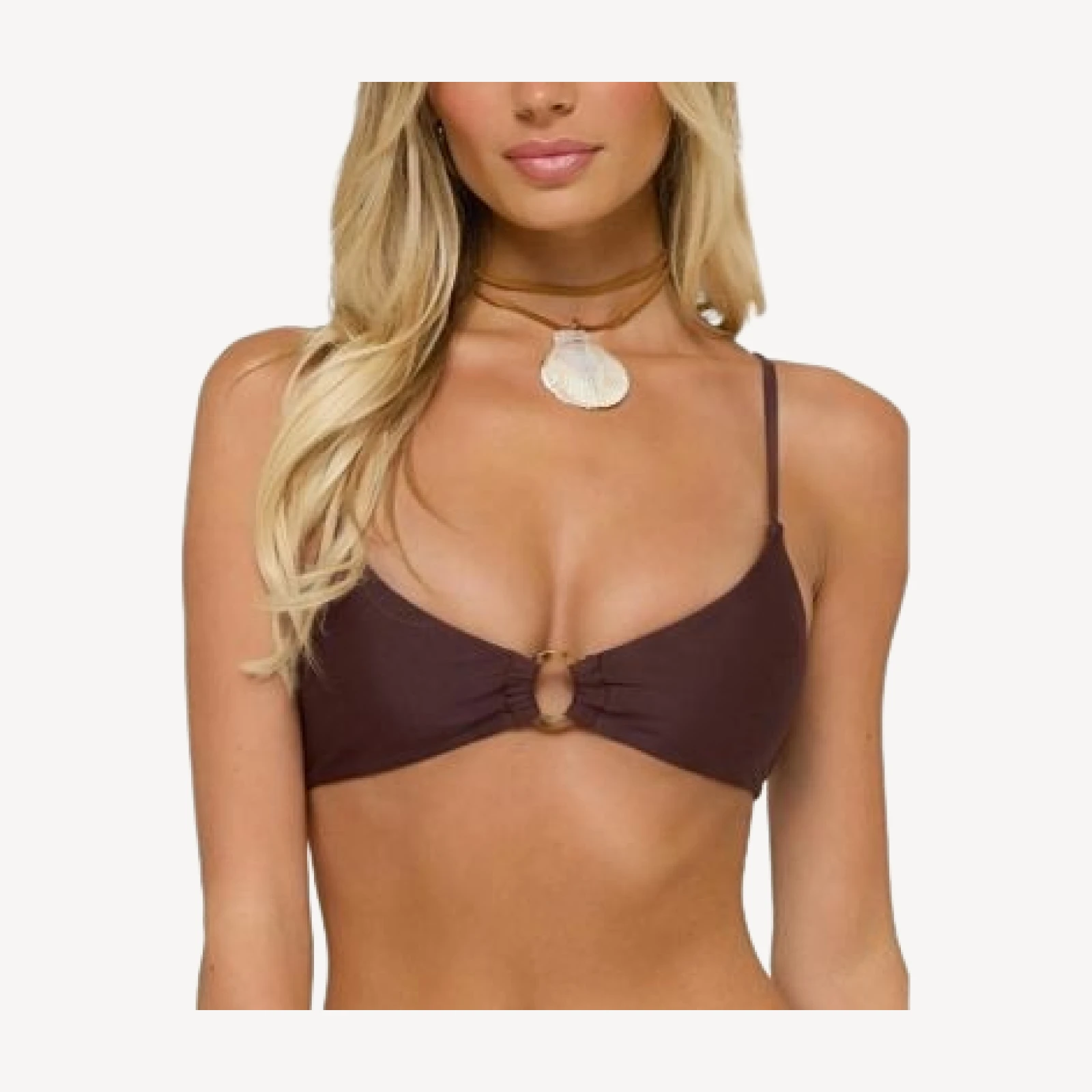 Edikted Zarai Ring Bralette Bikini Top