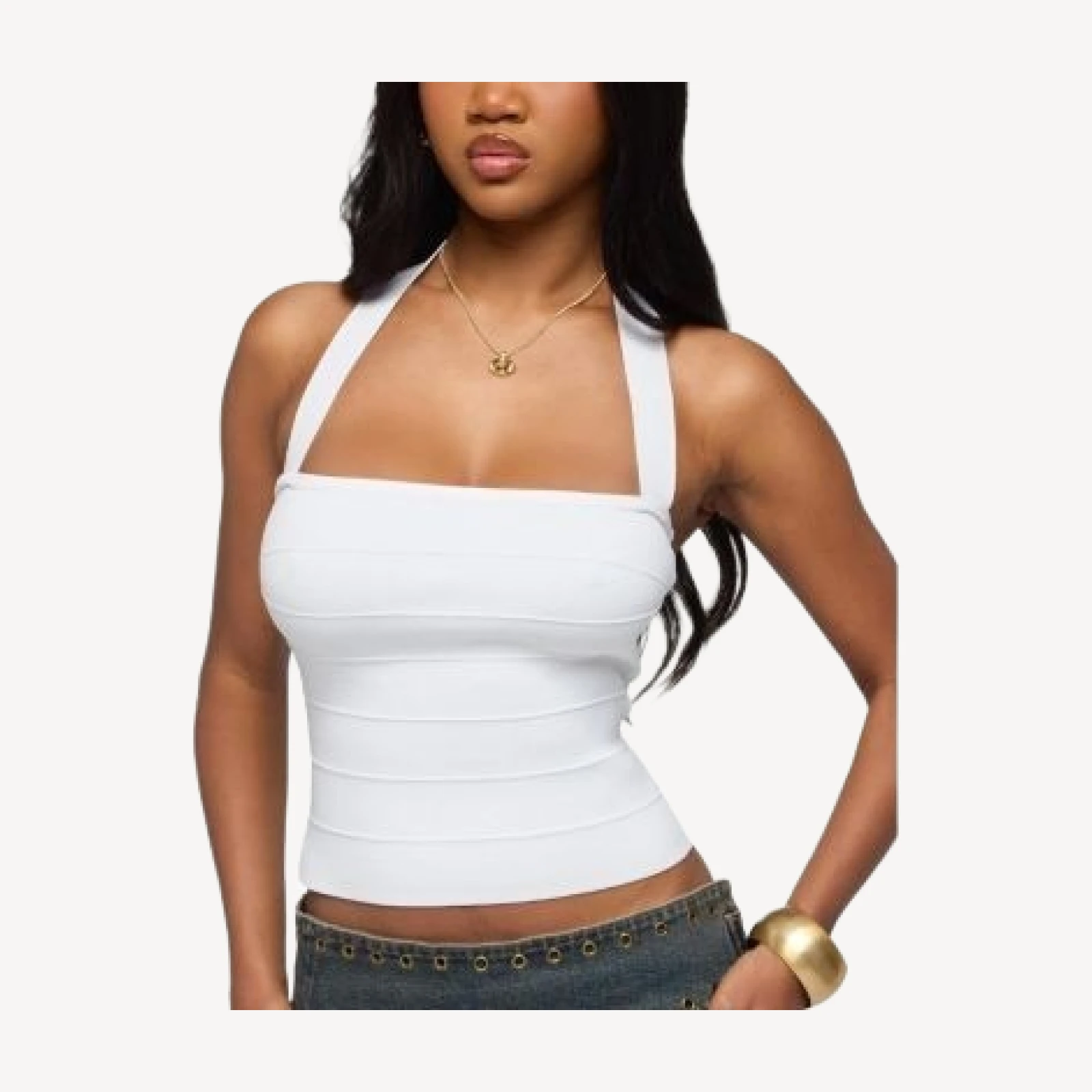 Edikted Esmerela Bandage Halter Top