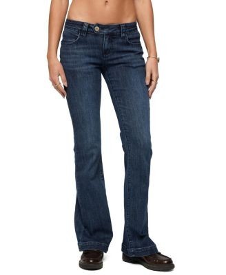 Edikted Roccio Low Rise Bootcut Jeans