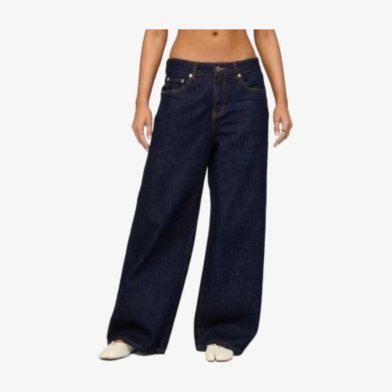 Edikted Juanita Low Rise Baggy Jeans