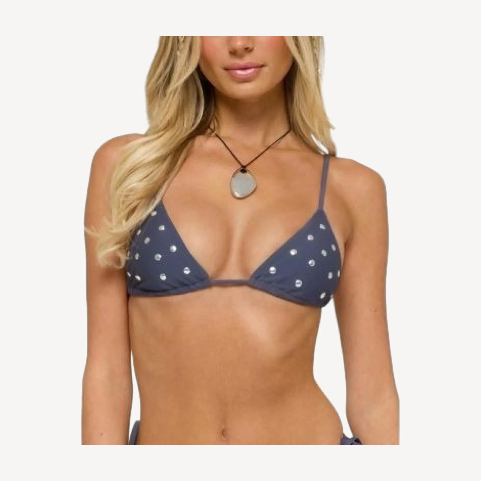 Edikted Janina Studded Triangle Bikini Top