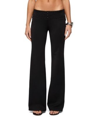 Edikted Katalia Sequin Flared Pants