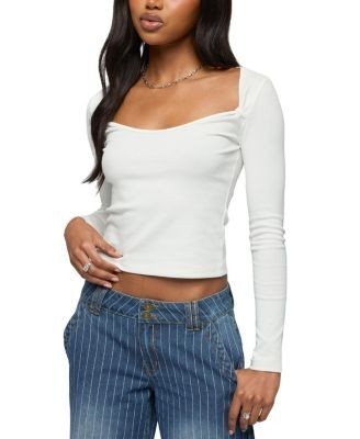 Edikted Ximena Scoop Neck Top