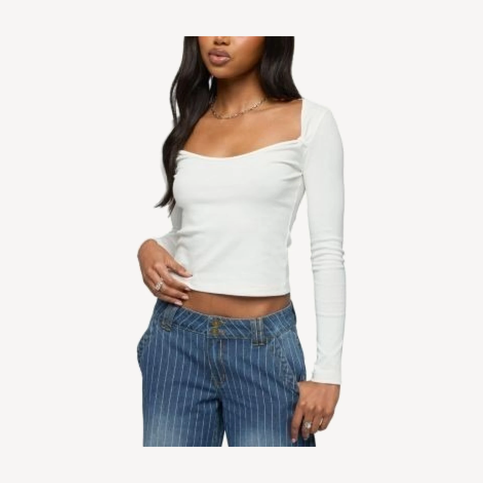 Edikted Ximena Scoop Neck Top