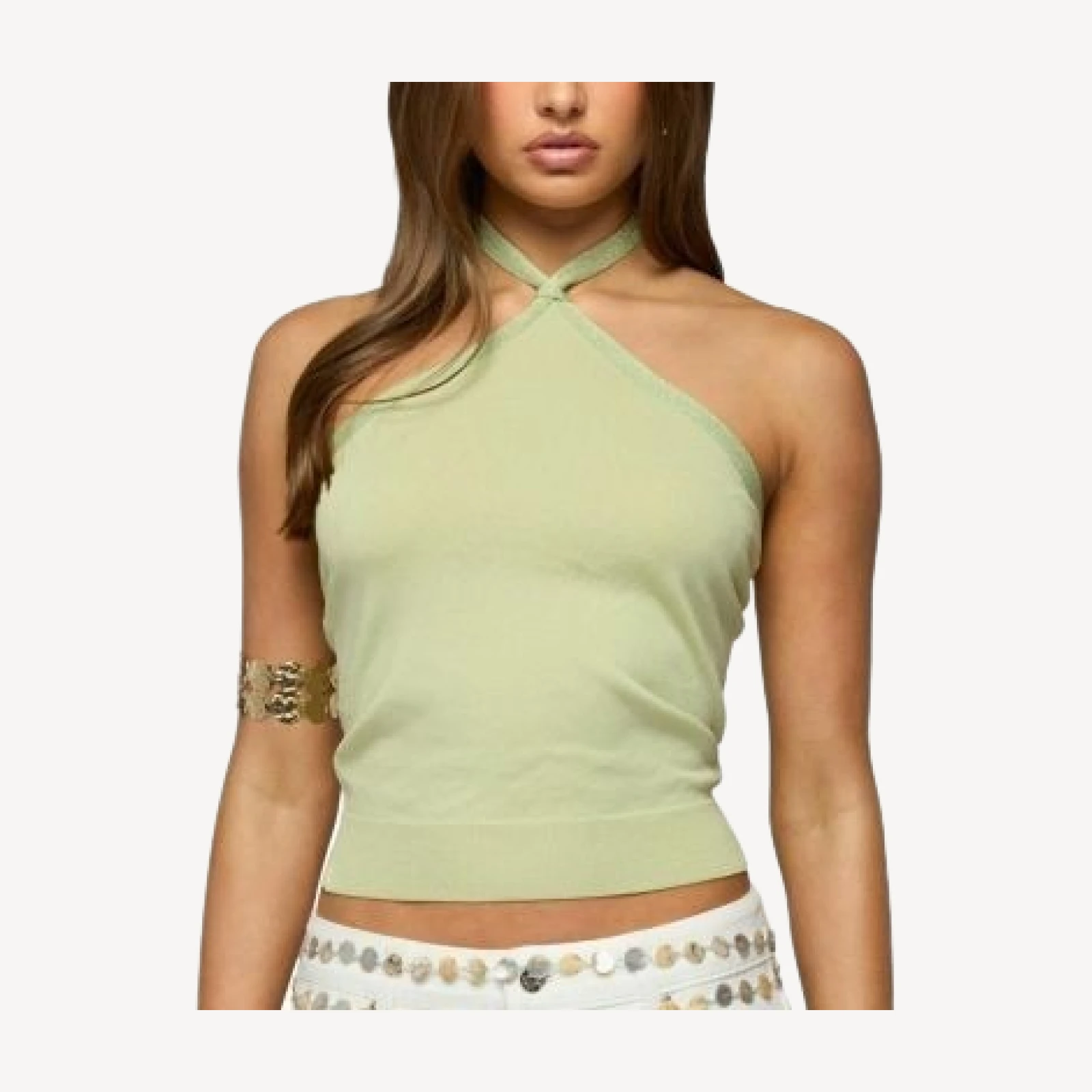 Edikted Paradiso Knit Halter Top