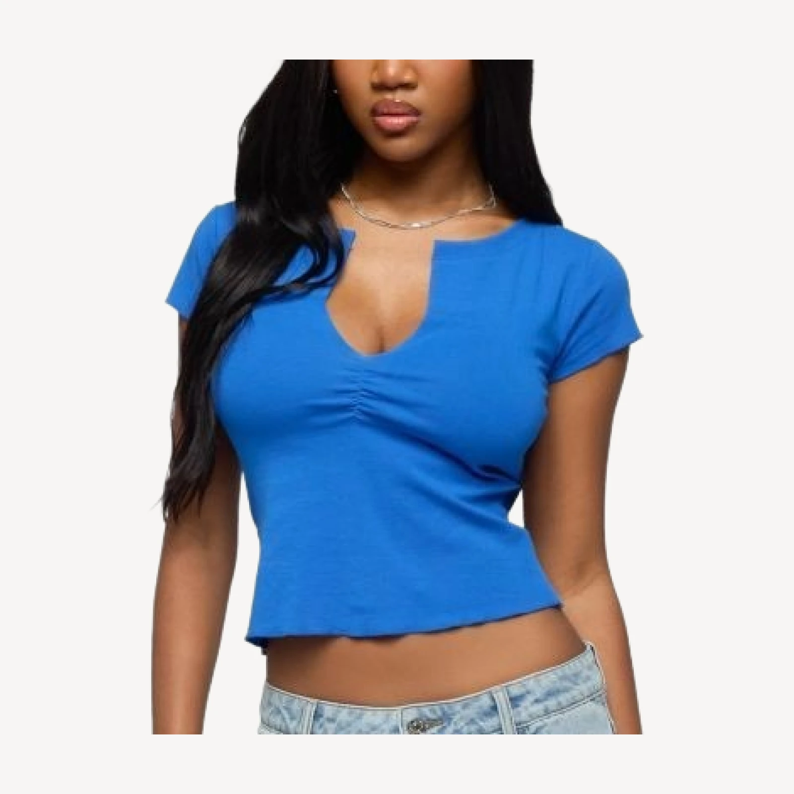 Edikted Andria V Neck Top