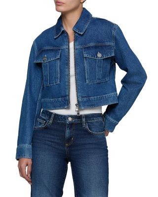 L'Agence Micah Oversized Jean Jacket in Goleta