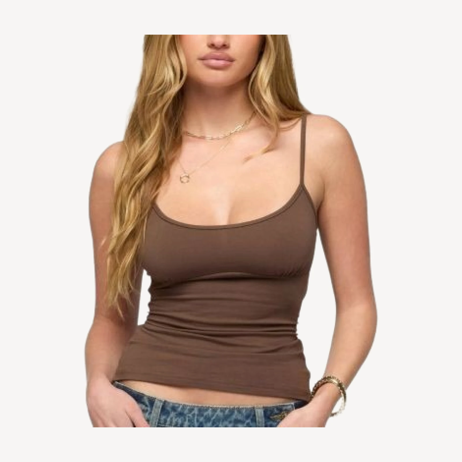 Edikted Nancie Lace Up Tank Top