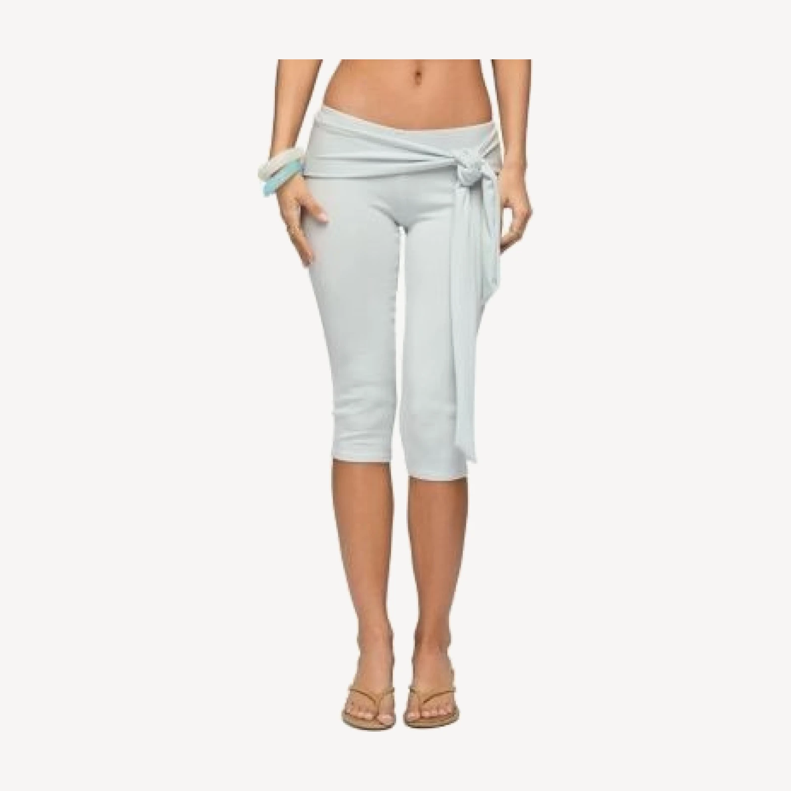 Edikted Adara Tie Capri Pants