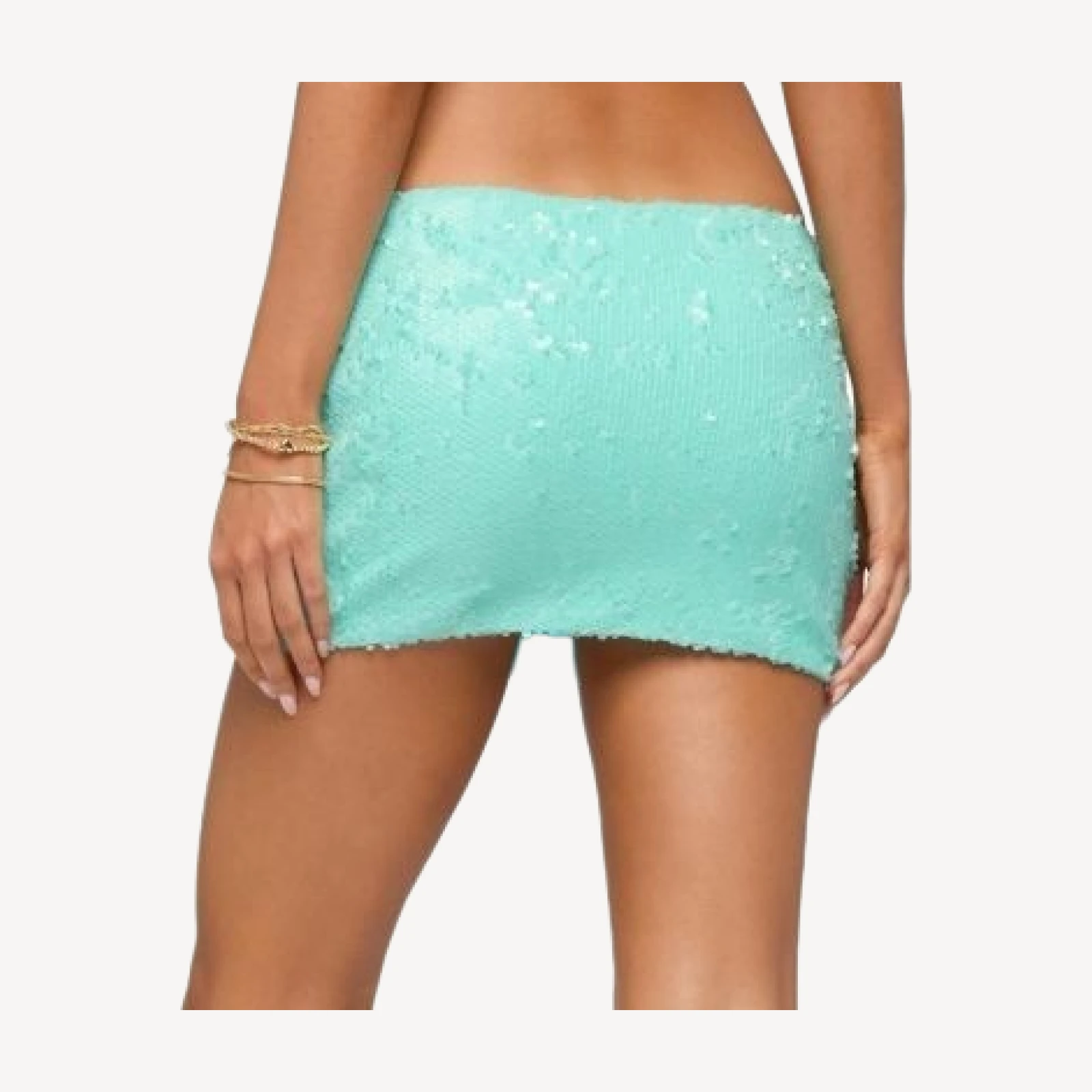 Edikted Karinne Sequin Mini Skort