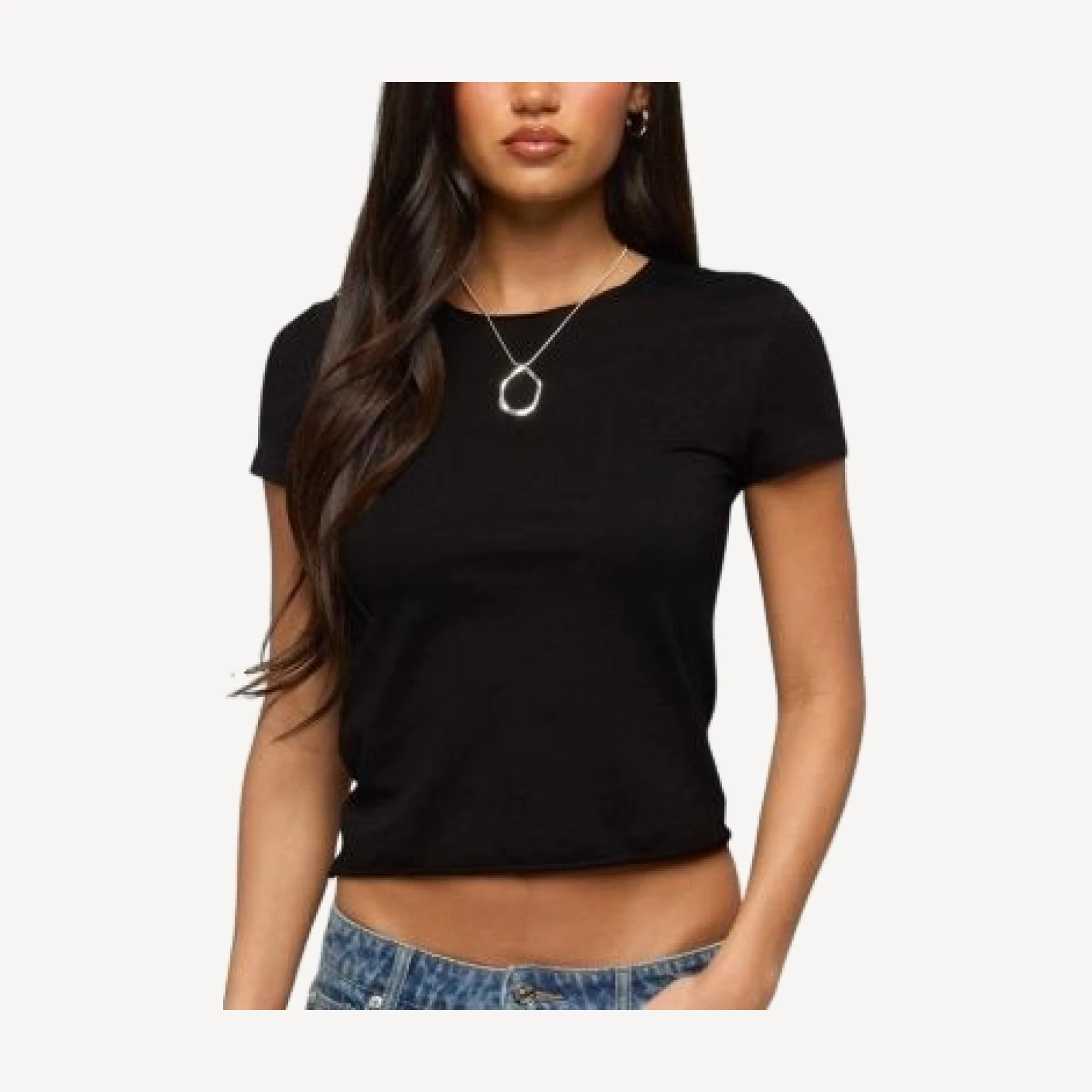 Edikted Izabelle Shredded Back T-Shirt