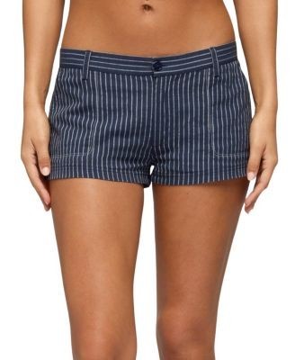Edikted Lina Pinstripe Shorts