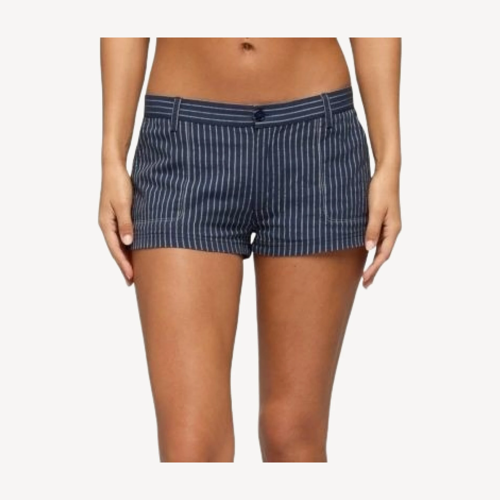 Edikted Lina Pinstripe Shorts