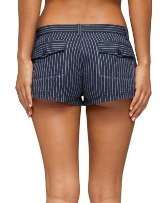 Edikted Lina Pinstripe Shorts