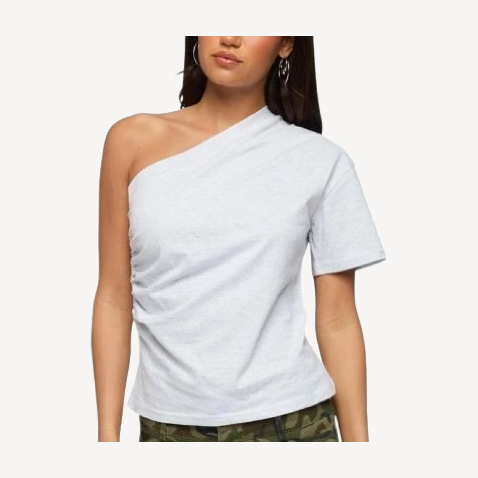 Edikted Yurey Gathered One Shoulder Top