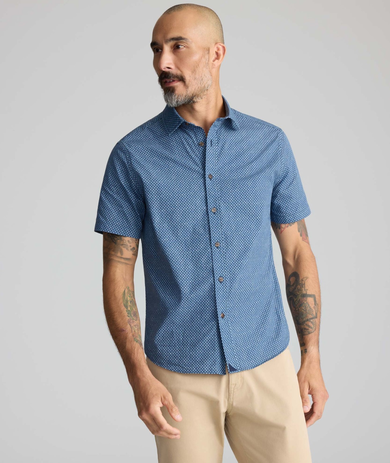 Vintage Wash Short-Sleeve Normand Shirt