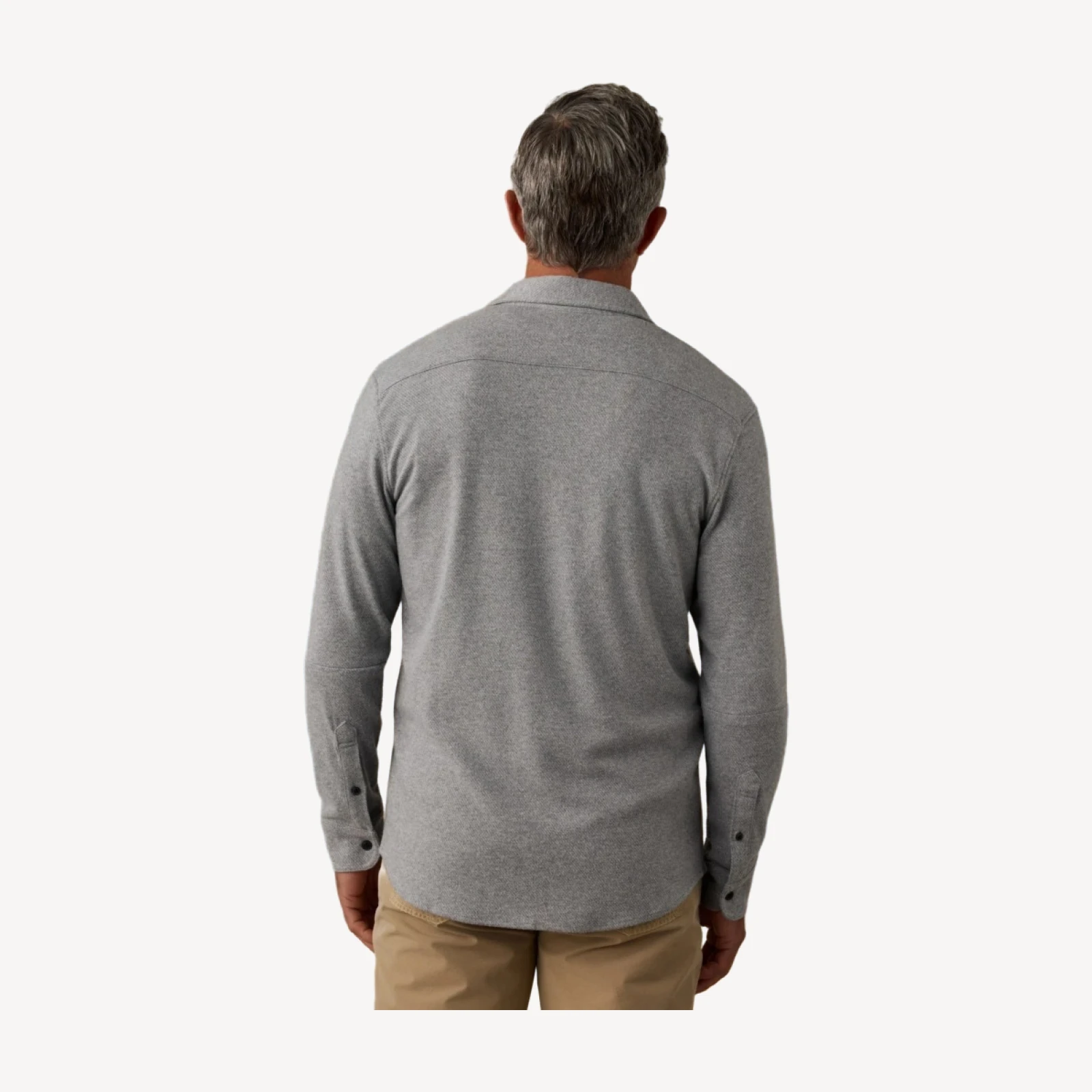 Legend Sweater Shirt (Single Pocket) - Fossil Grey Twill