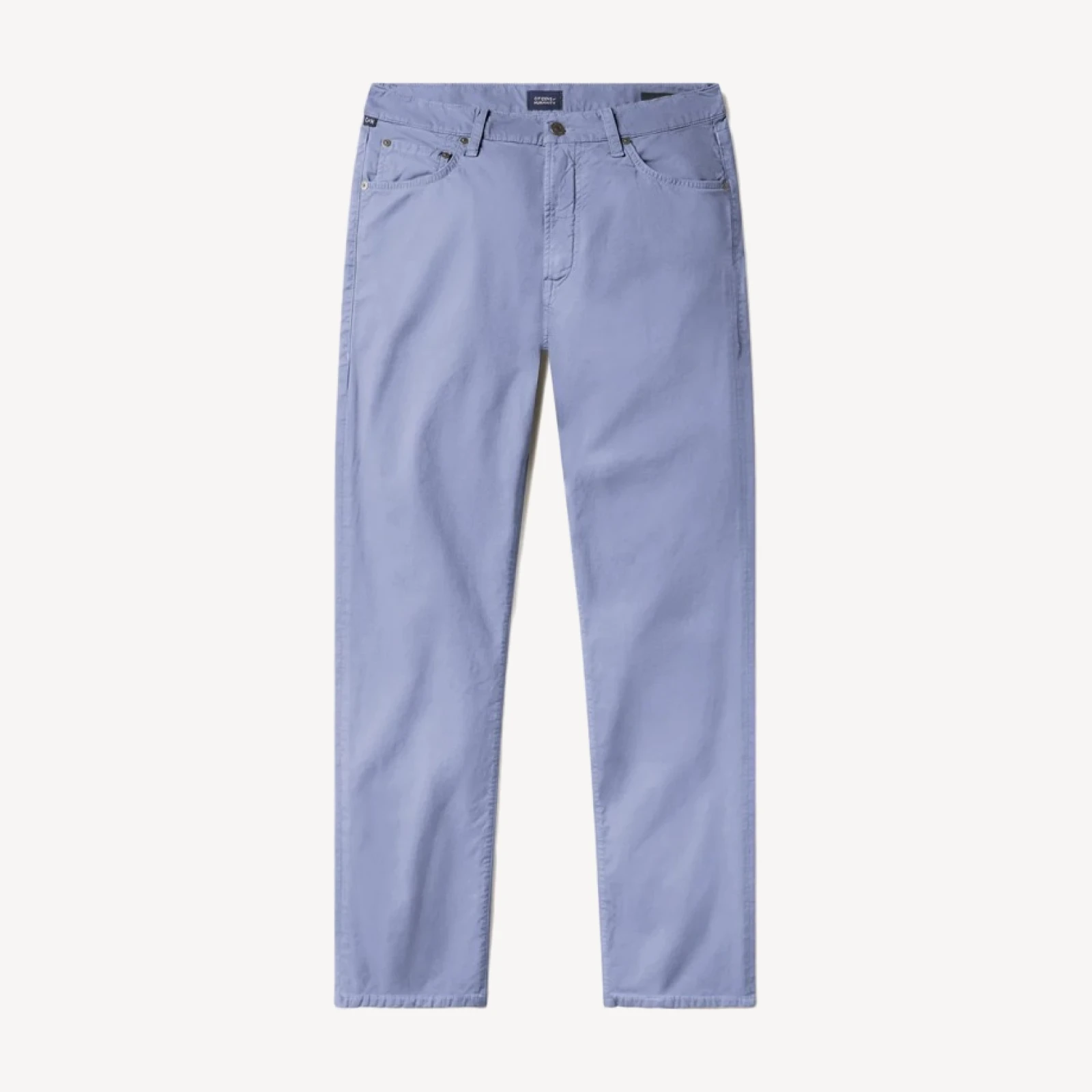 Gage Slim Straight Cashmere Touch Sateen in Glacier