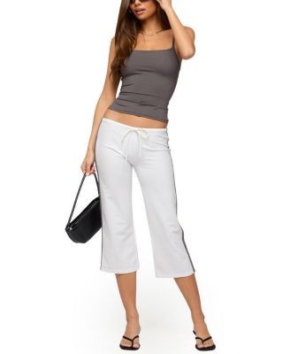 Edikted Milene Contrast Terry Capri Pants