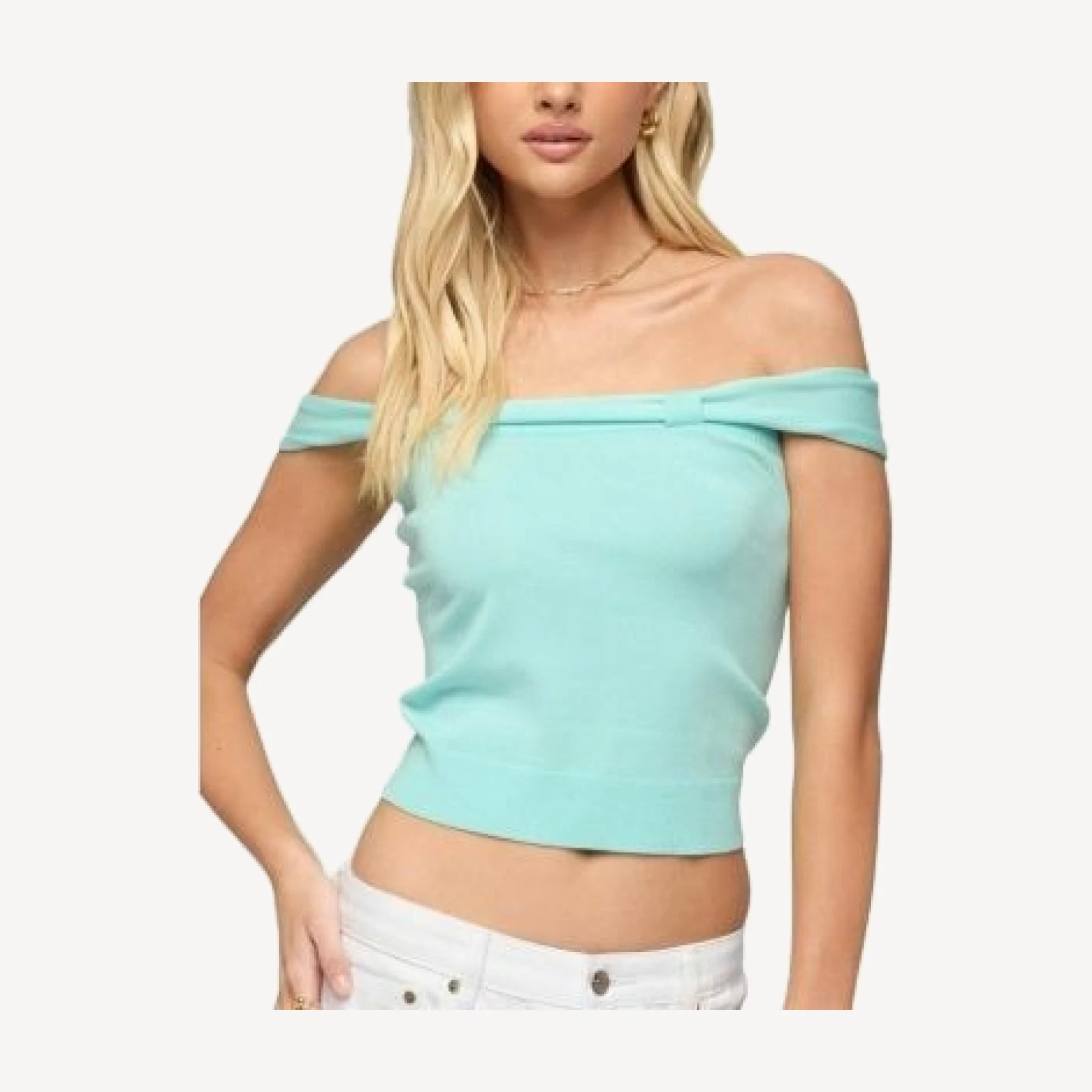 Edikted Sami Off Shoulder Knit Top