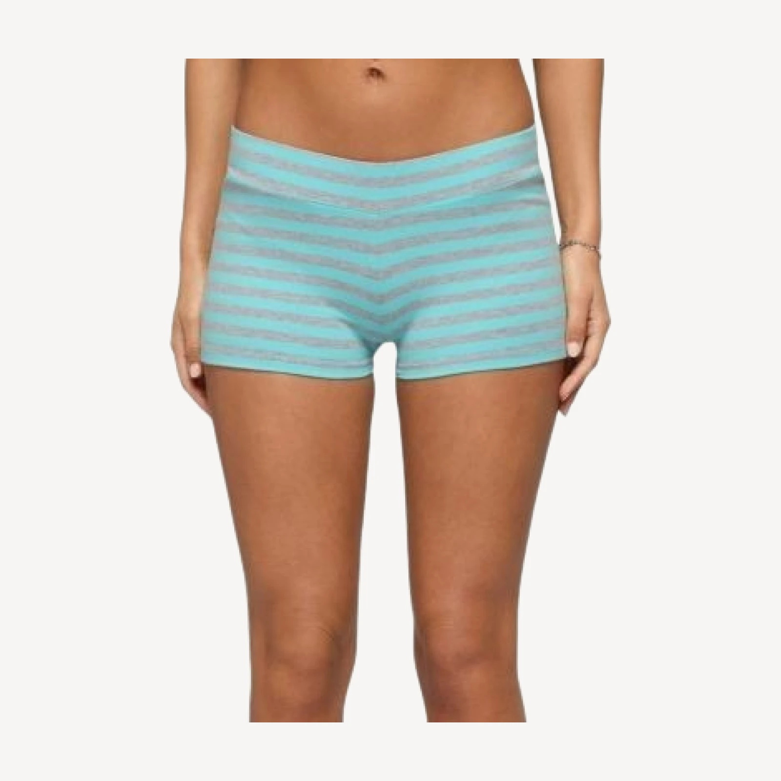 Edikted Delyla Striped Micro Shorts