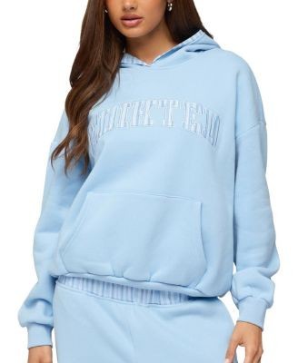 Edikted Core Stripey Oversized Hoodie