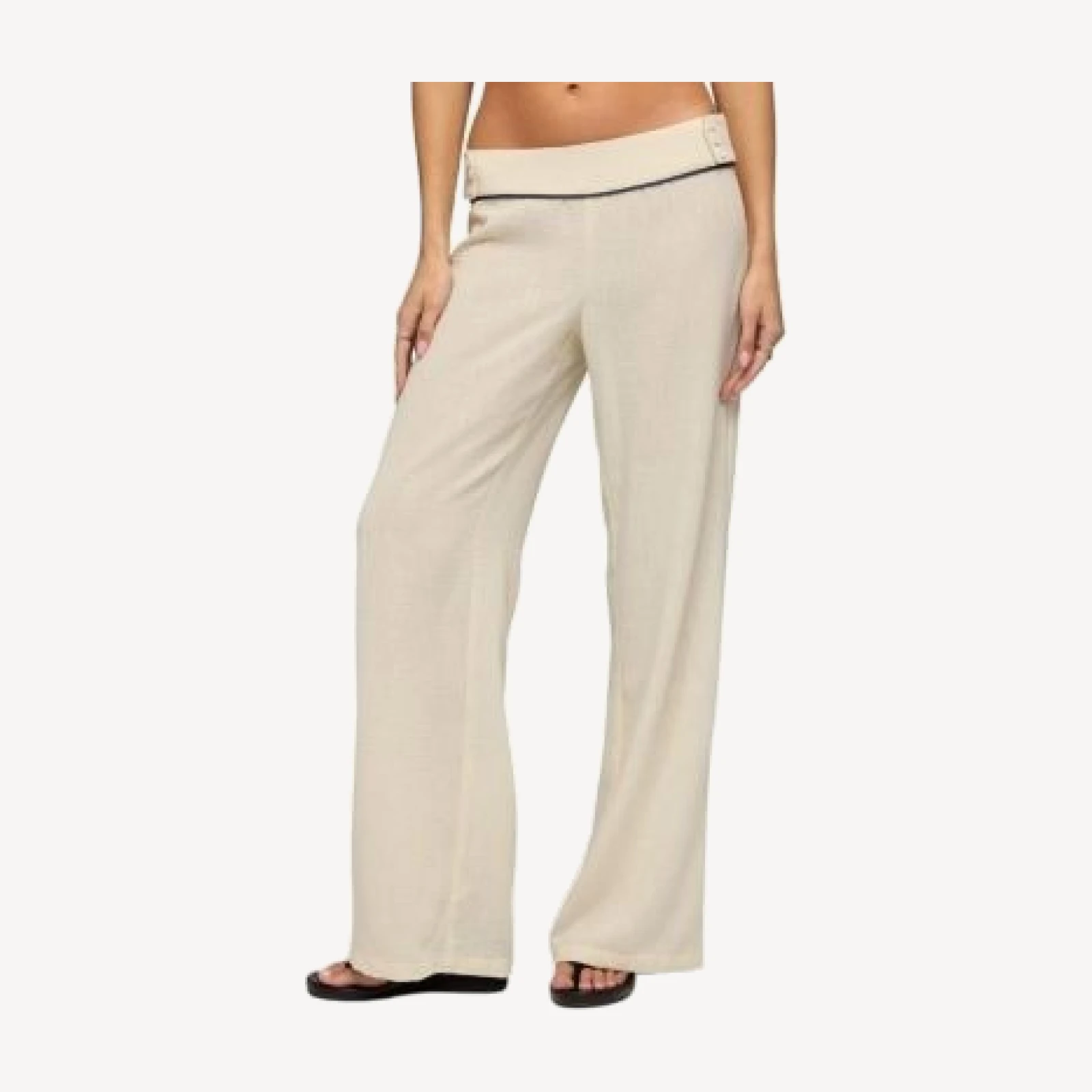 Edikted Dorine Contrast Woven Pants