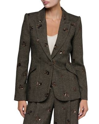 L'Agence Chamberlain Embellished Blazer