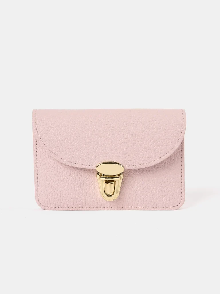 The Small Push Lock Purse - Strawberry Ice Cream