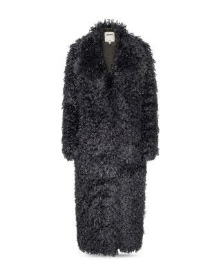 L'Agence Lizbeth Long Faux Fur Jacket