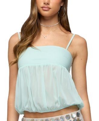 Edikted Helena Chiffon Bubble Top