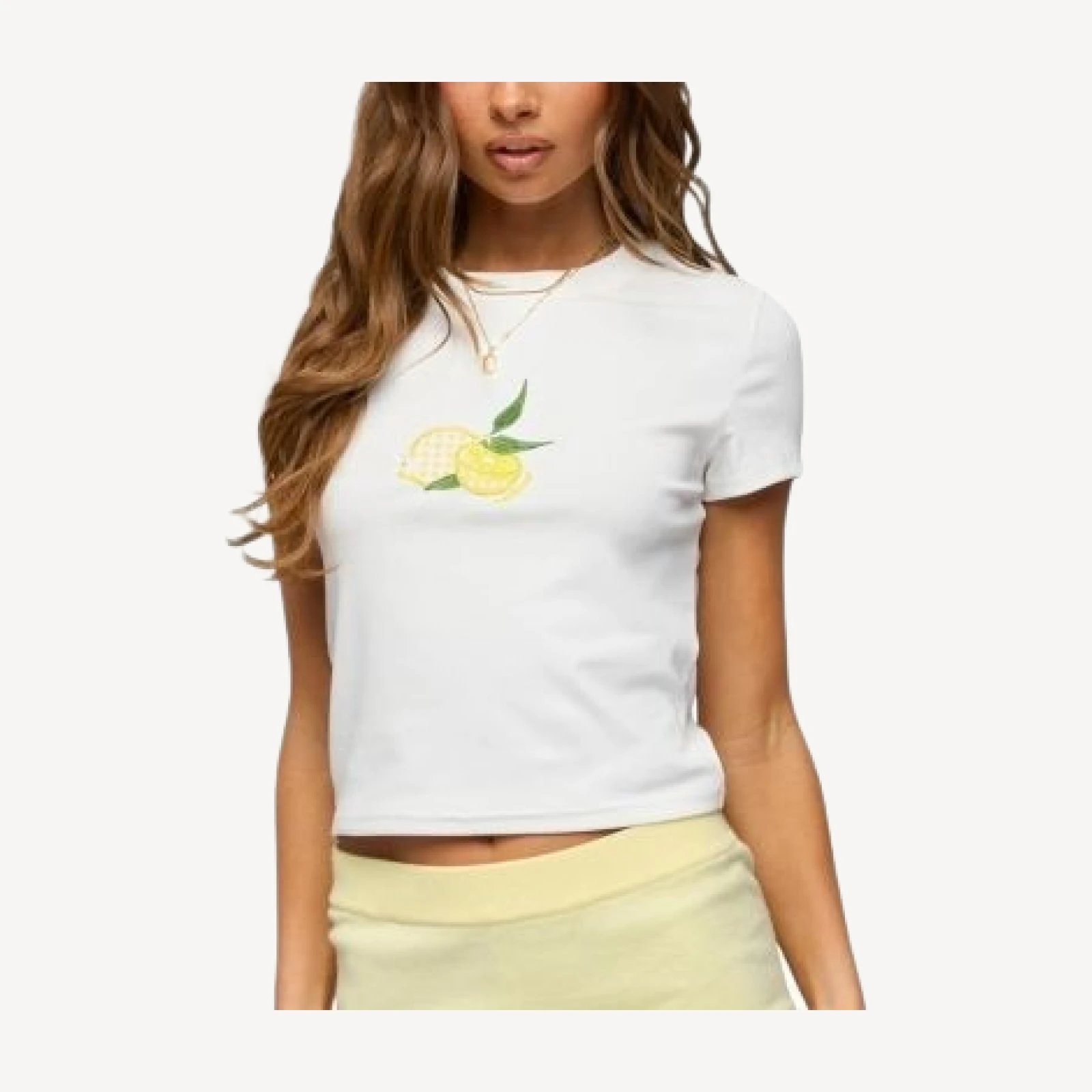 Edikted Lemon Patch T-Shirt