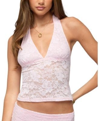 Edikted Talisa Lace Halter Top