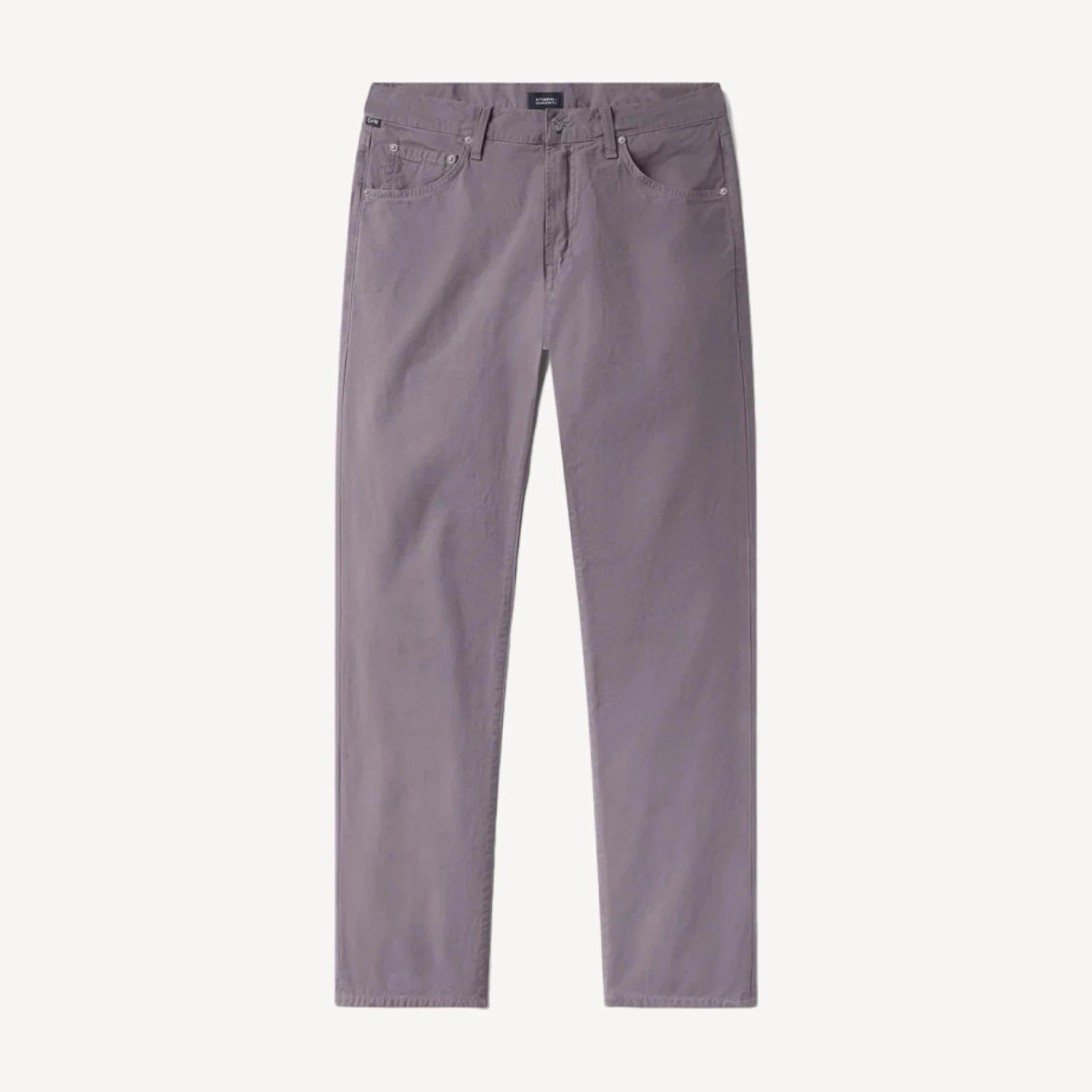 Gage Slim Straight Italian Canvas in Grey