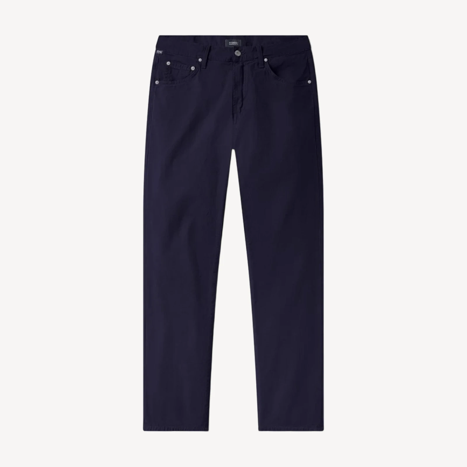 Gage Slim Straight Italian Canvas in Vintage Navy