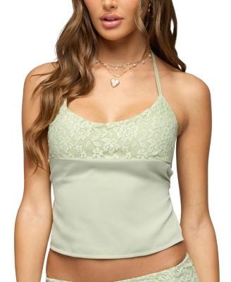 Edikted Evia Lacey Backless Halter Top