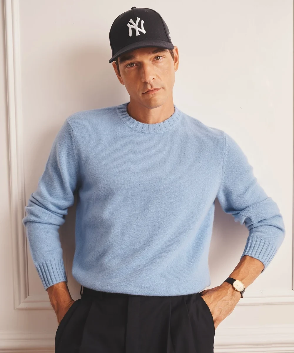Luxe Cashmere Crewneck Sweater