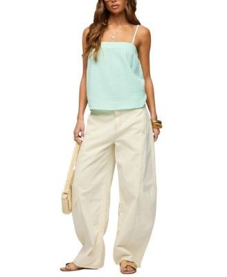 Edikted Sapphire Textured Tank Top