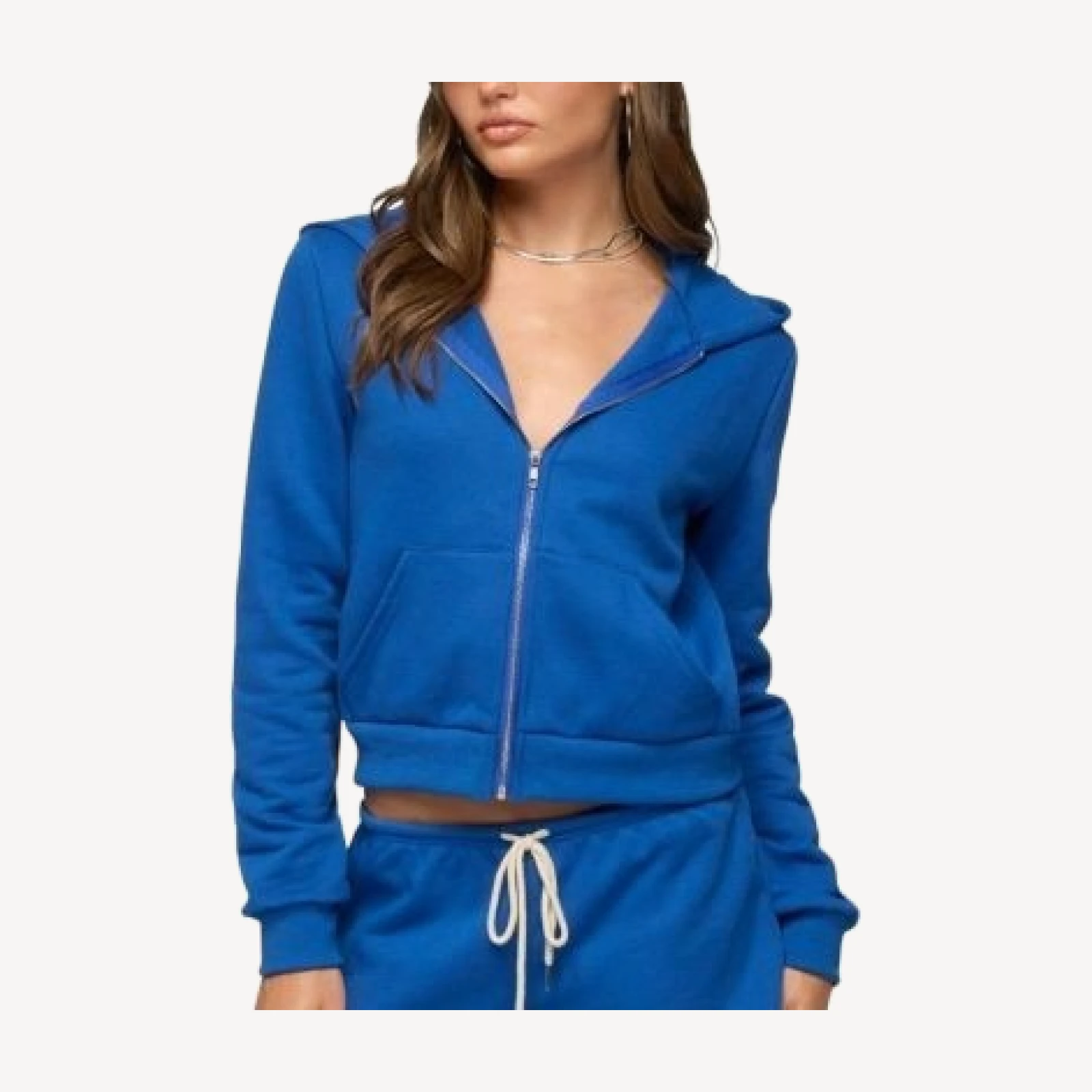 Edikted Lynette Zip Up Hoodie