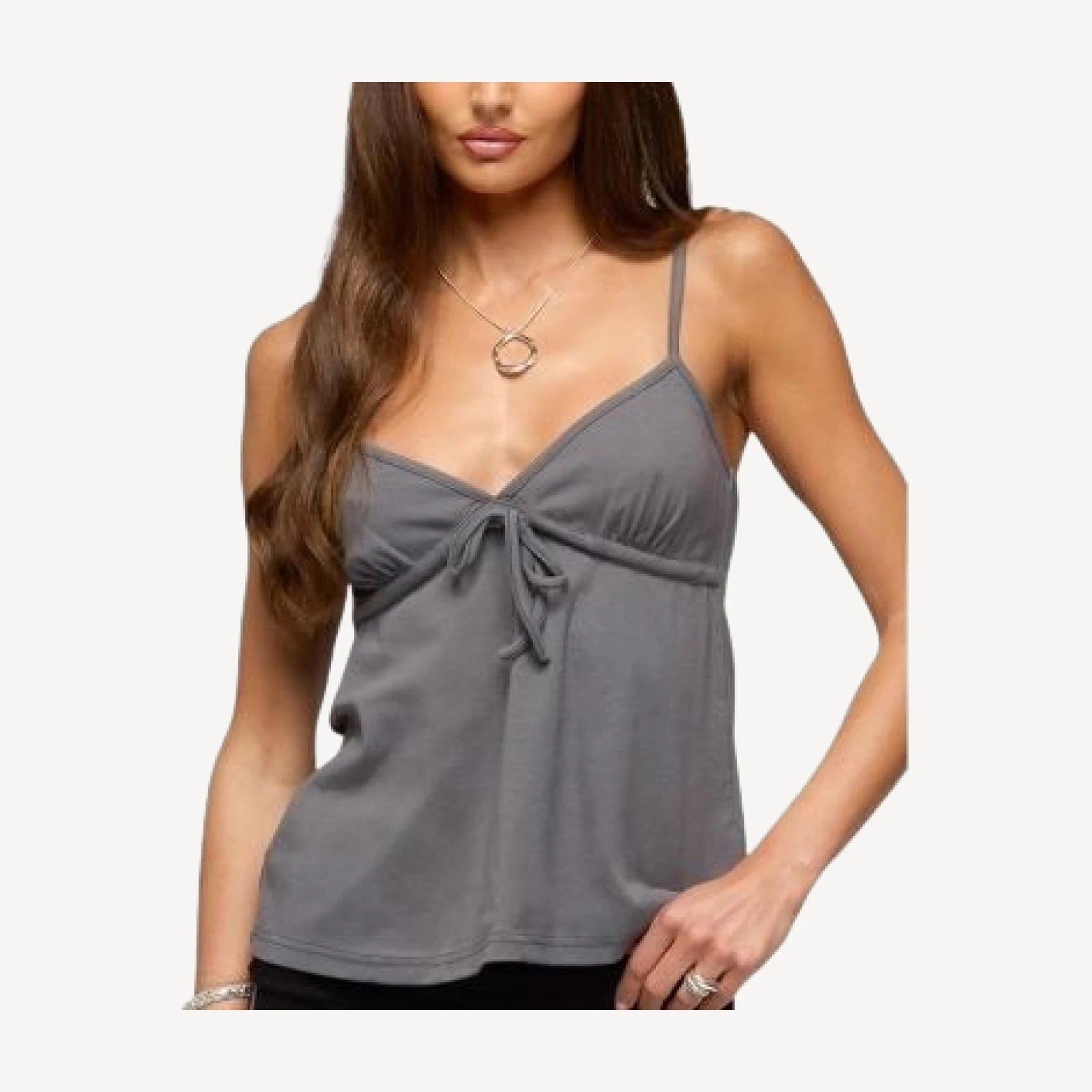 Edikted Emmylou Babydoll Tank Top