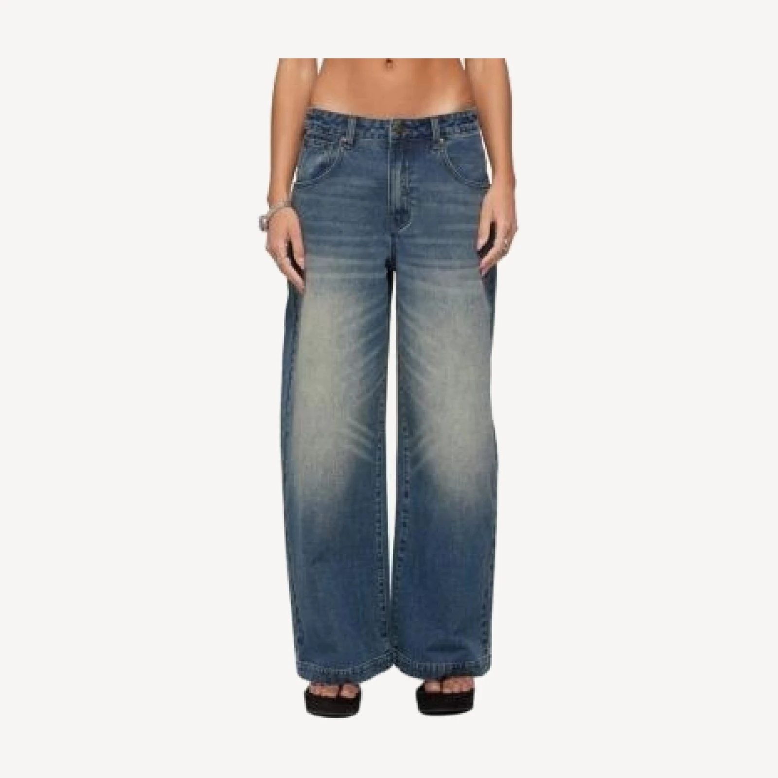 Edikted Sabira Low Rise Baggy Jeans