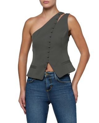 L'Agence Zinnia One Shoulder Vest
