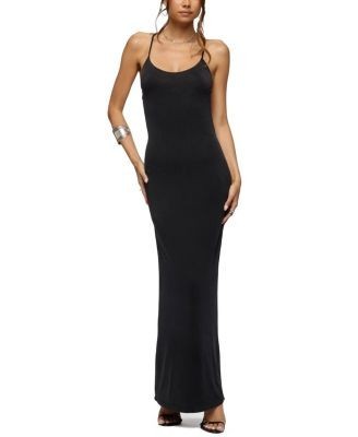 Edikted Zhuri Ring Backless Maxi Dress