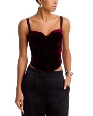 L'Agence Ariana Velvet Corset