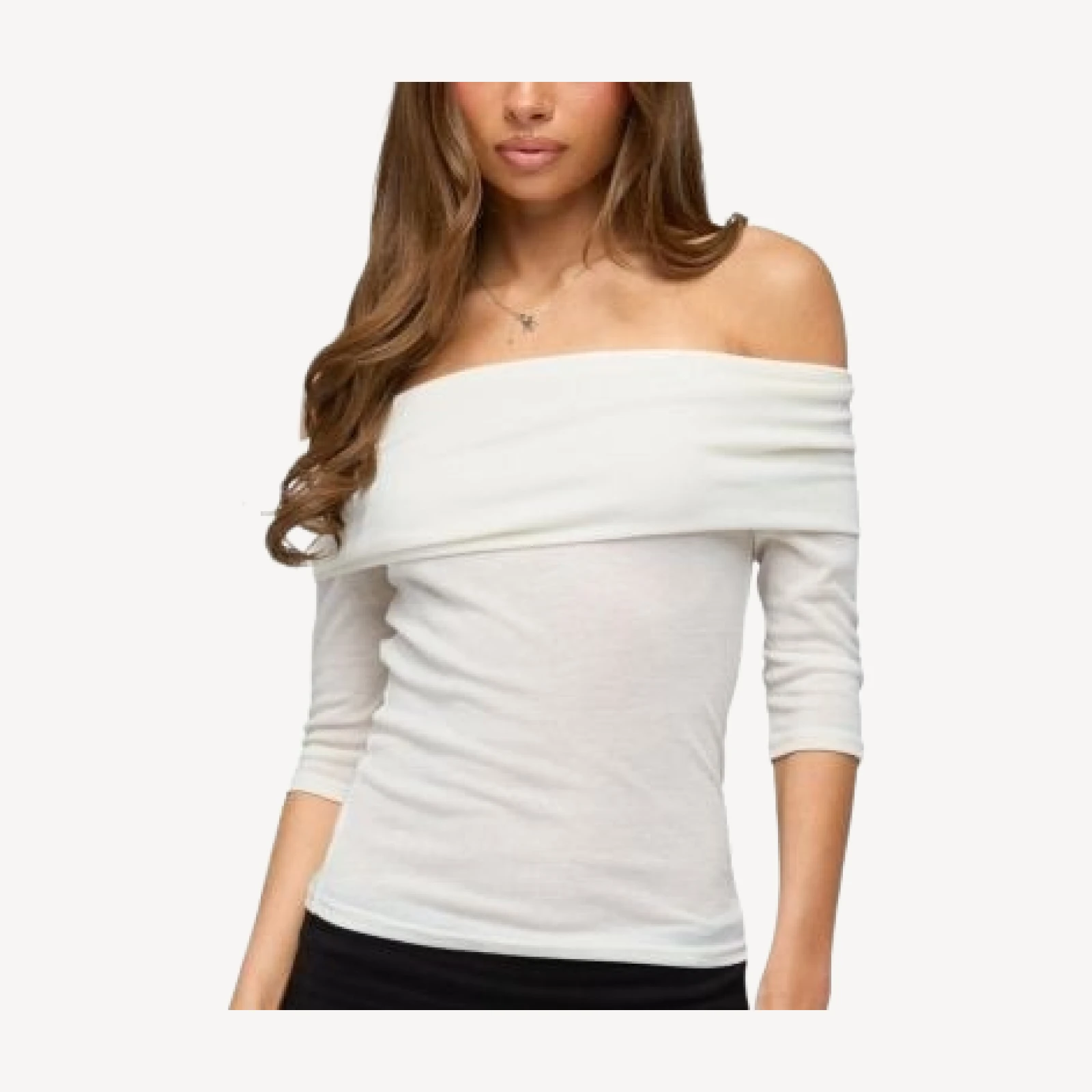 Edikted Thais Foldover Backless Top