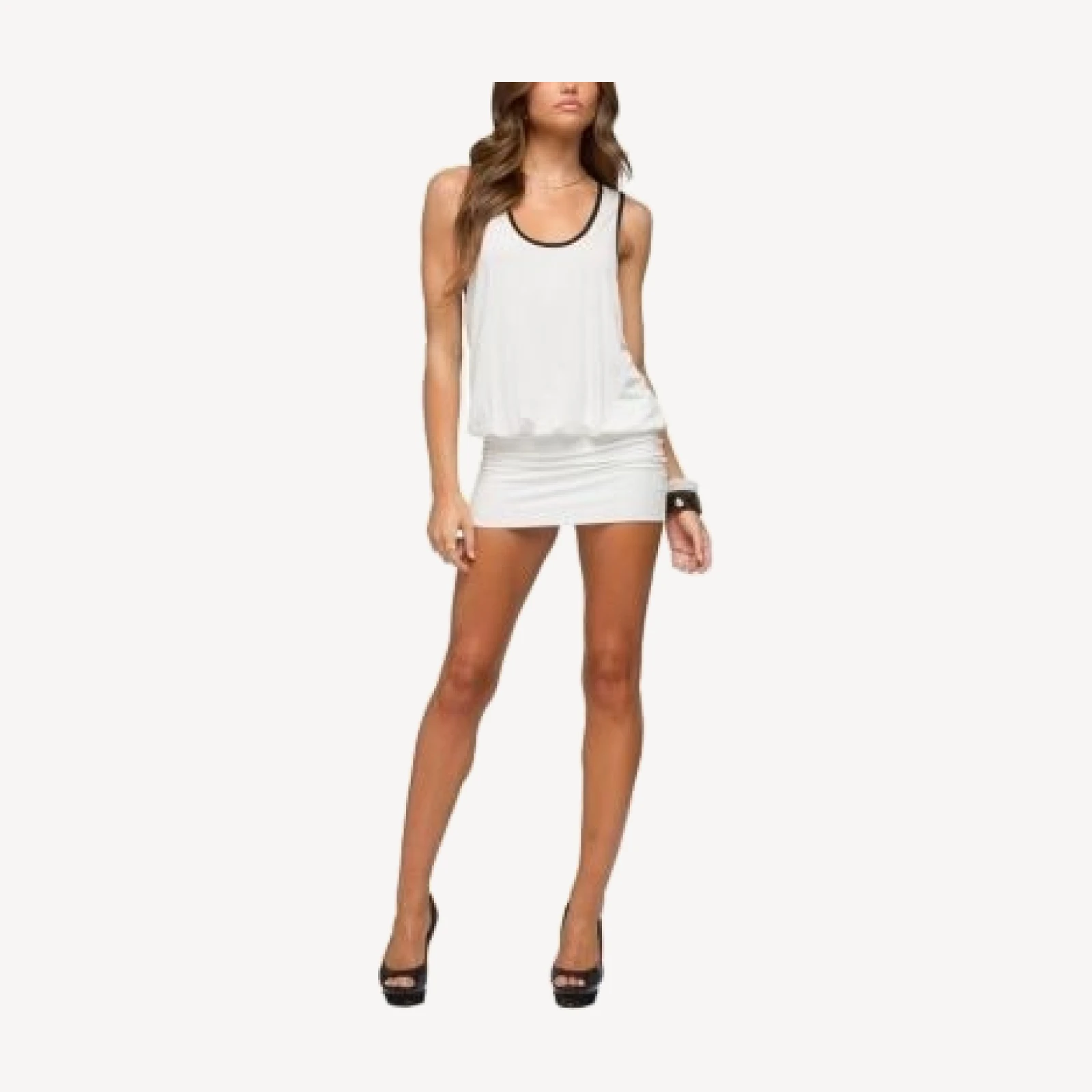 Edikted Marise Contrast Mini Dress