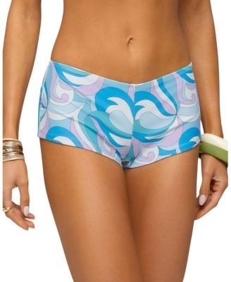 Edikted Cassa Paisley Boyshort Bikini Bottom