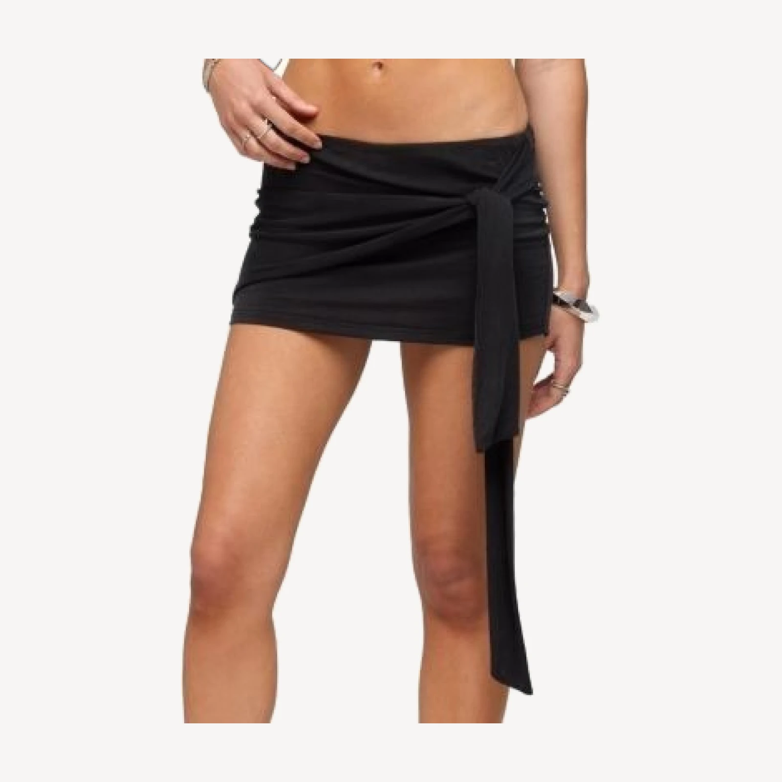 Edikted Lorena Wrap Tie Mini Skort